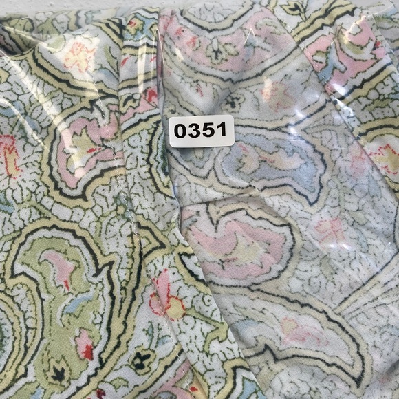 Anthropologie Florets Paisley Sleep Robe Eyelet Lace Romantic Pastel Size Small - Picture 16 of 16